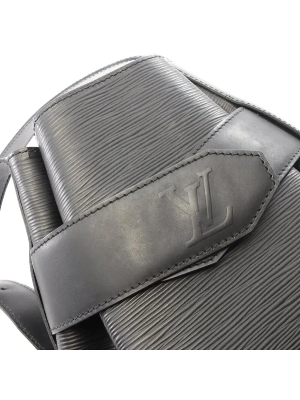 Louis Vuitton Shoulder Bag Sac Depaul PM Epi Noir Leather
